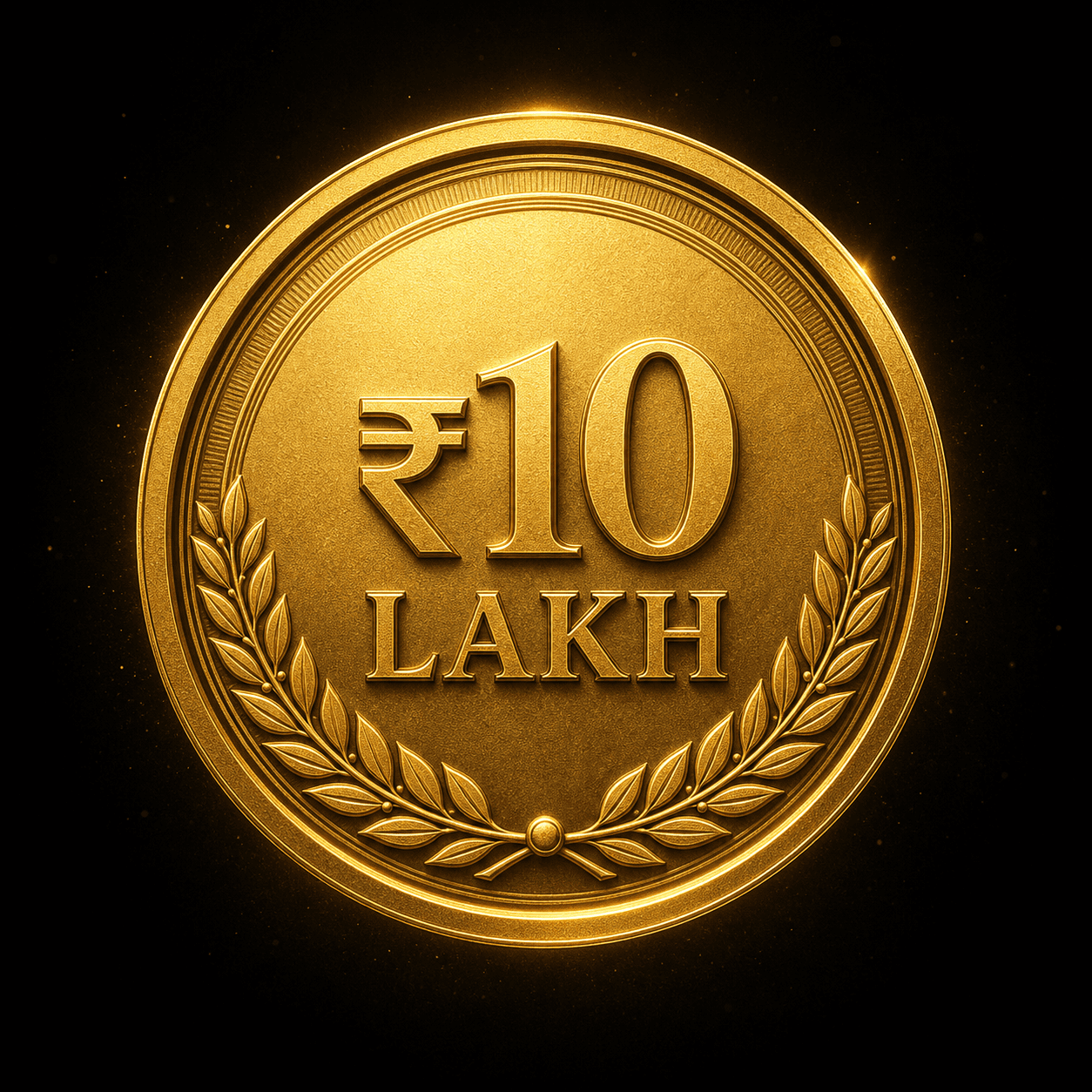 ₹10 Lakh Achievement Award ceremonial artwork