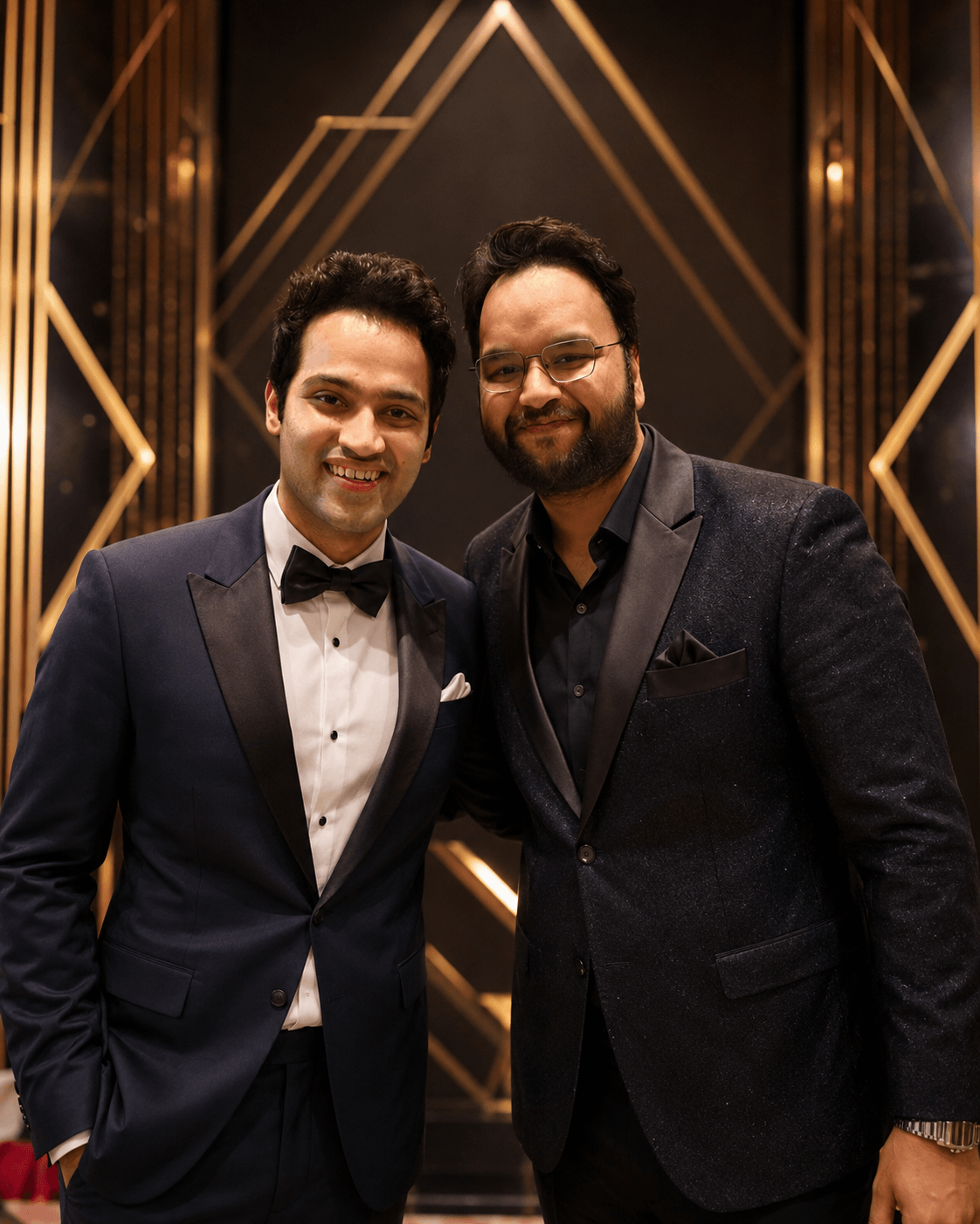 Shobhit Singhal with a fellow Transformers Hub member